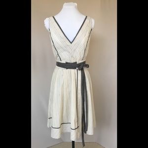 SOLD❗️Anthropologie Burning Torch Belted Dress